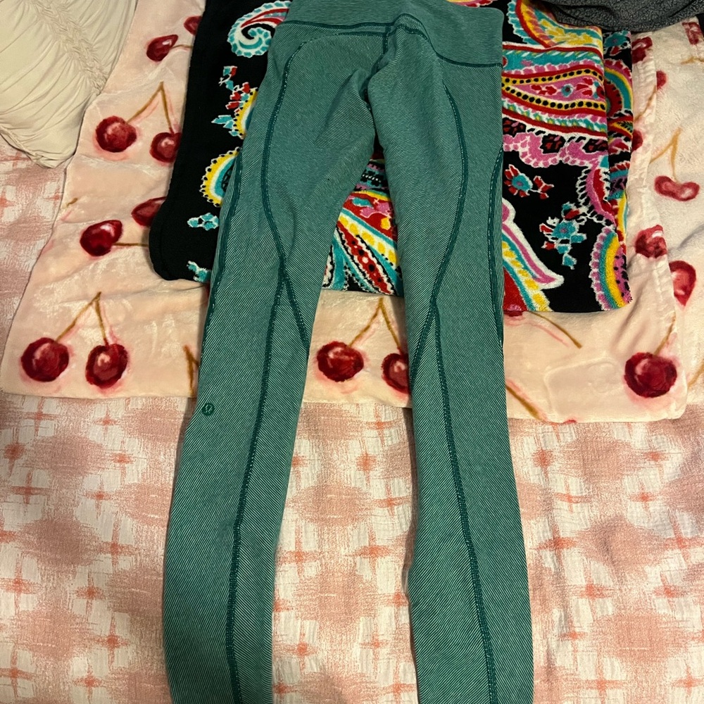 lululemon athletica Teal Leggings